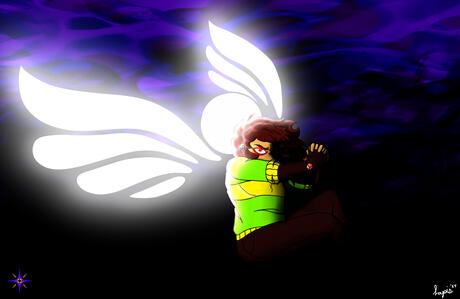 A Darkened Angel (Rendered) A Darkened Angel (Rendered)